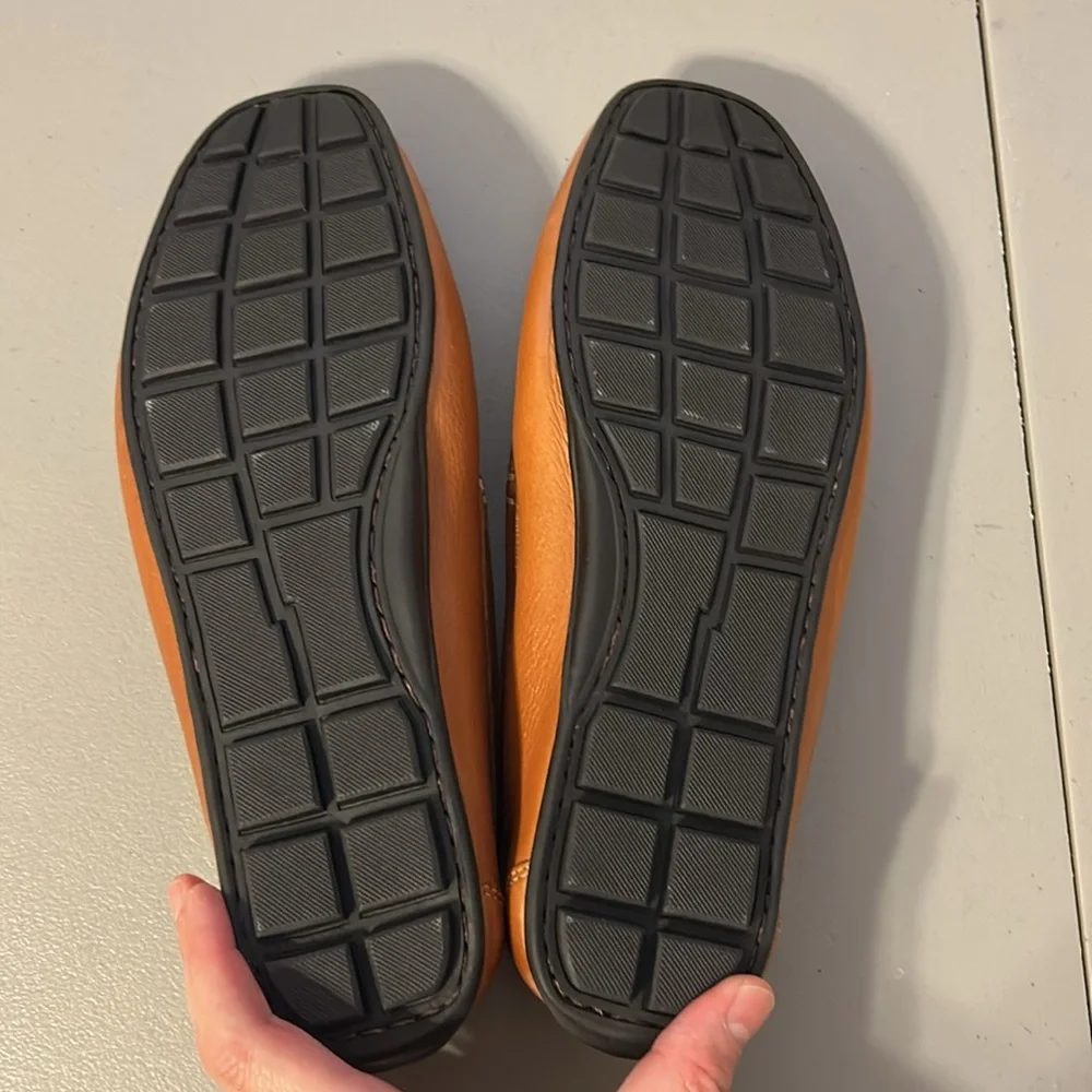 NORDSTROM RACK Slip On Leather Loafers. Never Worn! SZ 12. - Picture 5 of 8